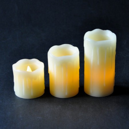 Комплект 3-х свечей декоративных 