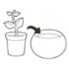 Набор горшков для цветов, 3 шт., Cozies Herb Pot