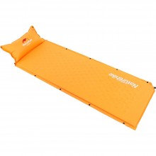 Килимок самонадувний з подушкою Naturehike NH15Q002-D, 25мм, помаранчевий